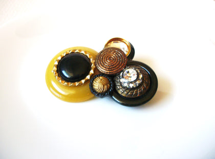 KATE VANDERBLUEMEN Lucite Brooch Pin 71218D