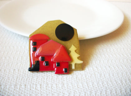 House Pins By Lucinda Olive Red Black Pretty House 71218D