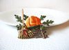 Vintage Harvest Fall Pumpkin Enameled Pin 71218D