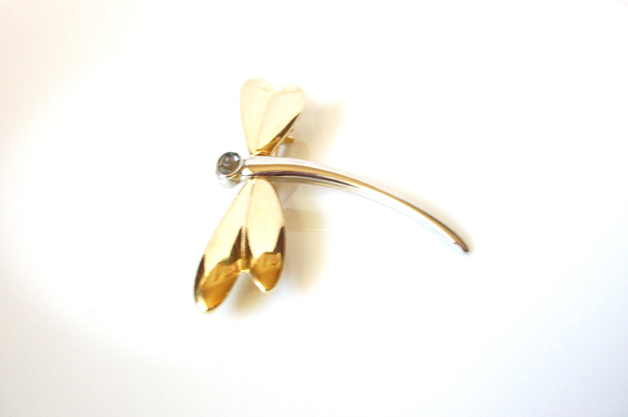 LC Two Tone Dragonfly Brooch Pin 102020