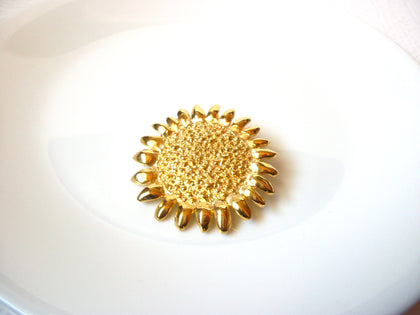 Vintage Sunflower Brooch Pin 72518