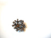 Vintage Icy Blue Rhinestone Brooch Pin 72518