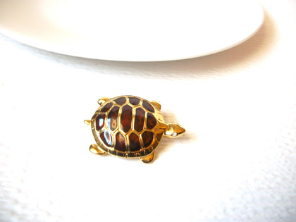 Vintage AK Anne Klein Turtle Brooch Pin 72518