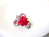 Vintage Hand Molded Candy Cane Brooch Pin 102120