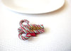 Vintage Hand Molded Candy Cane Brooch Pin 102120