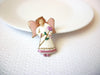 Vintage Hand Molded Angel Brooch Pin 102120