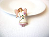 Vintage Hand Molded Angel Brooch Pin 102120