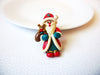 Vintage Hand Molded Santa Brooch Pin 102120