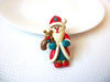 Vintage Hand Molded Santa Brooch Pin 102120