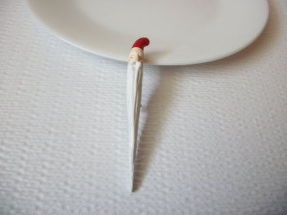 Vintage Thinner Santa Brooch Pin 102220