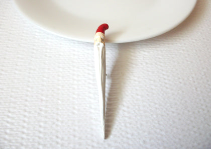 Vintage Thinner Santa Brooch Pin 102220