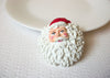 Vintage Hand Painted Santa Christmas Brooch Pin 102120