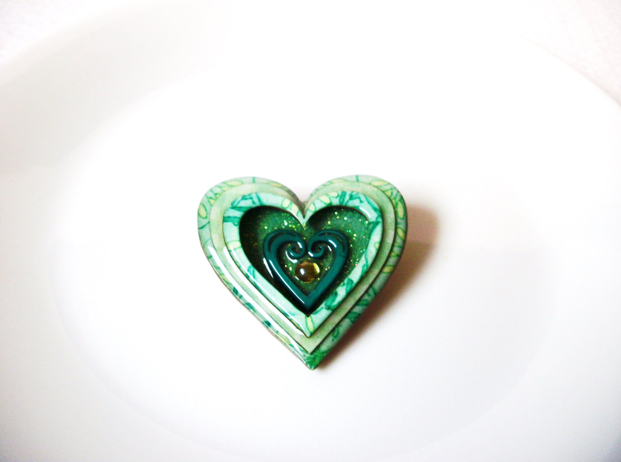 Rare Lucinda St Patrick`s Day, Irish Heart Love Lucinda House Pins 102220