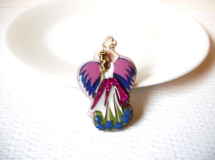 Lucinda Handcrafted Artisan Brooch Pin By Lucinda Earthy Mystical Angel 102220