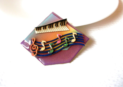 Vintage Lucinda Music Pins, Key Board Music Notes Lucinda Pins 102320  O
