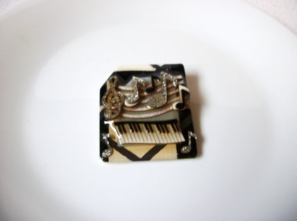 Vintage Lucinda Music Pins, Flower Music Notes Lucinda Pins 102320