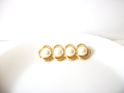 Vintage Gift Worthy MONET Brooch, Faux Pearls Brooch, Art Deco Brooch Pin 61416