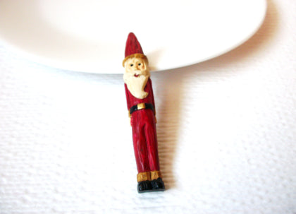 Vintage Santa Hand Made Brooch Pin 102420