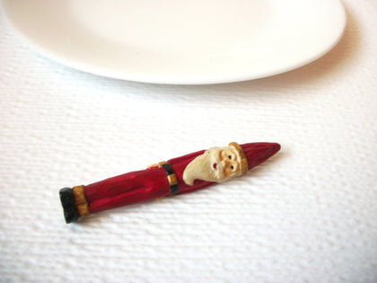 Vintage Santa Hand Made Brooch Pin 102420