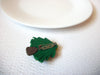 Vintage Resin Christmas Tree Brooch Pin 102520
