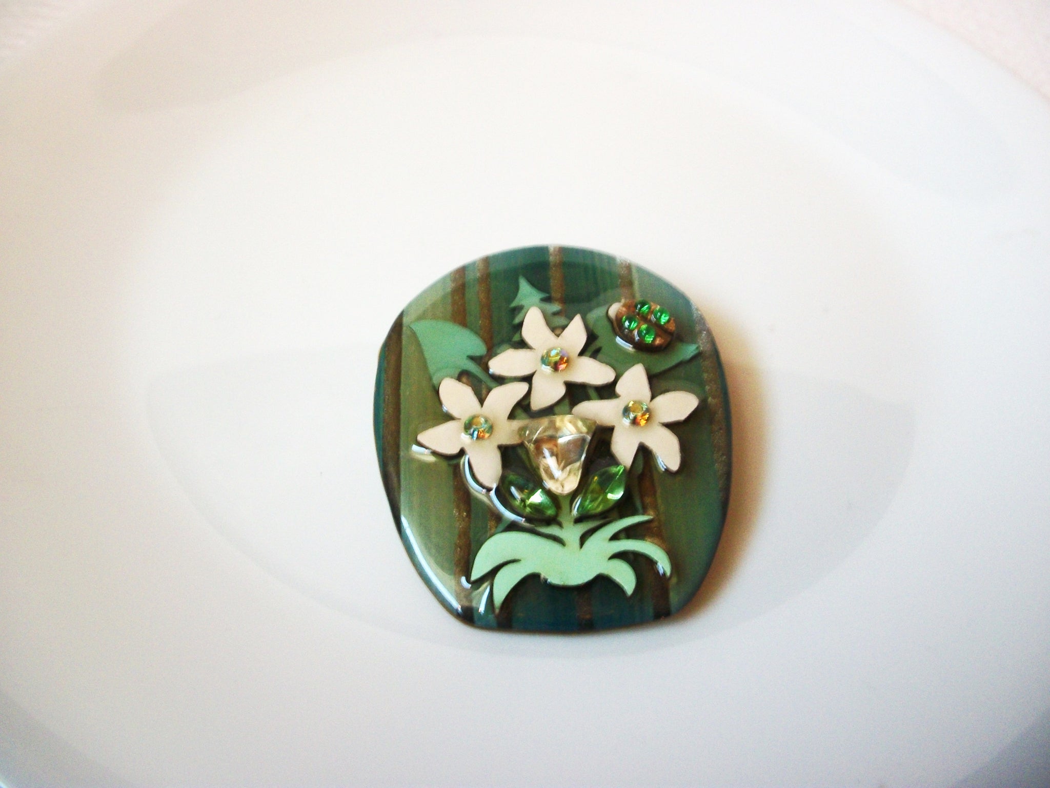 RARE Vintage Lucinda Flower Pins Designs By Lucinda Pins 102420