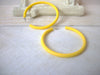 Susan Yellow Sunshine Big Hoop Earrings, Acetate Earrings, Resin Earrings, Acrylic, Statement Earrings S14