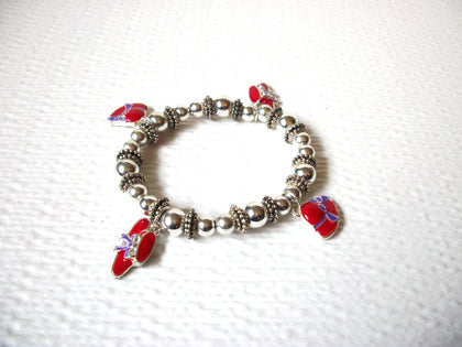 Vintage Red Hat Society Bracelet 102520