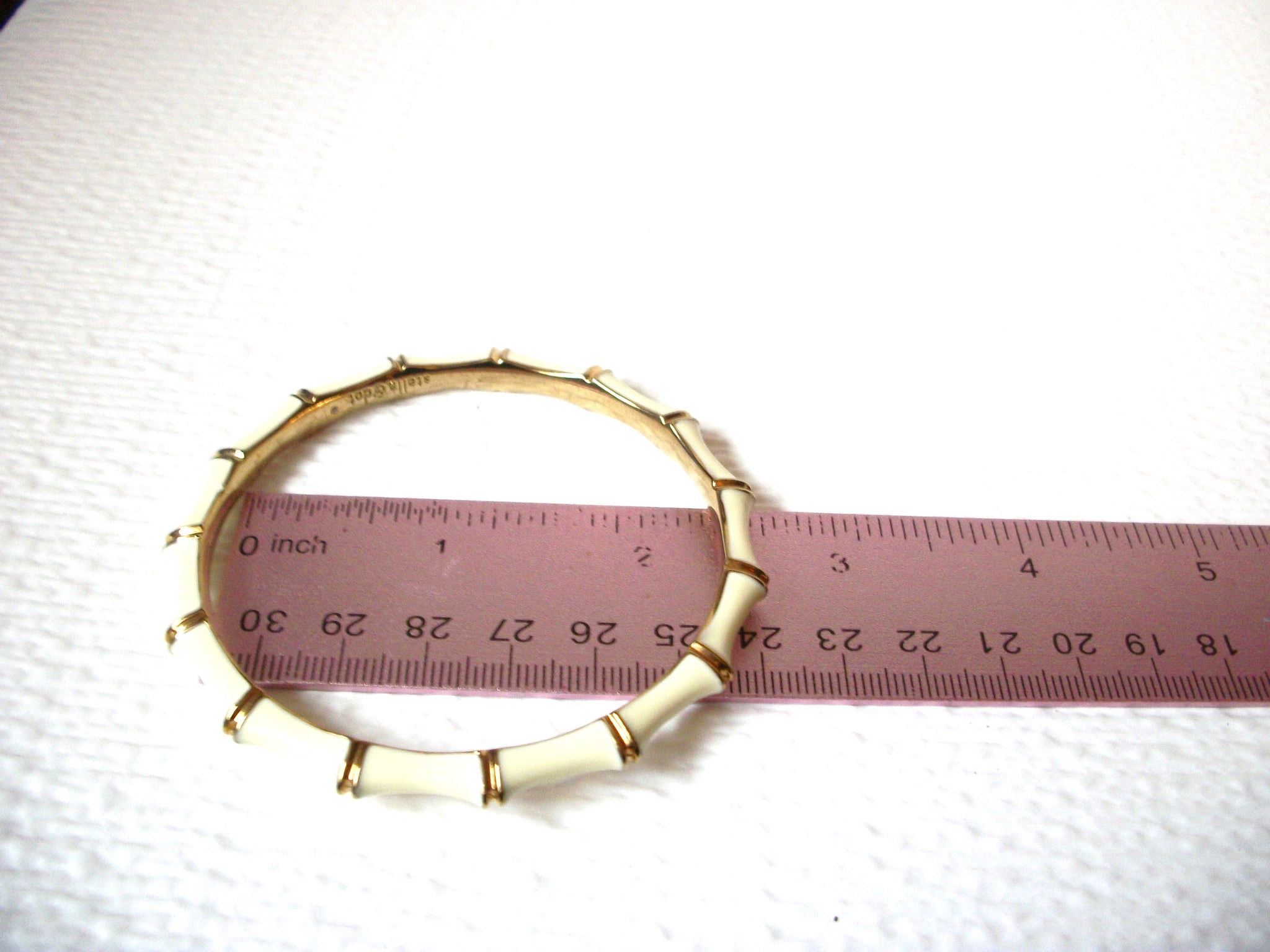 Vintage STELLA & DOT Bamboo Bangle Bracelet 102520