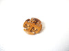 Hand Crafted Vintage Wood Brooch Pin 102520