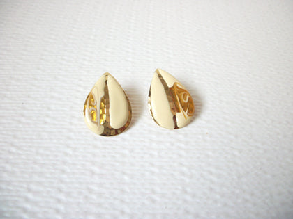 Retro Gold Leaf Earrings 102520