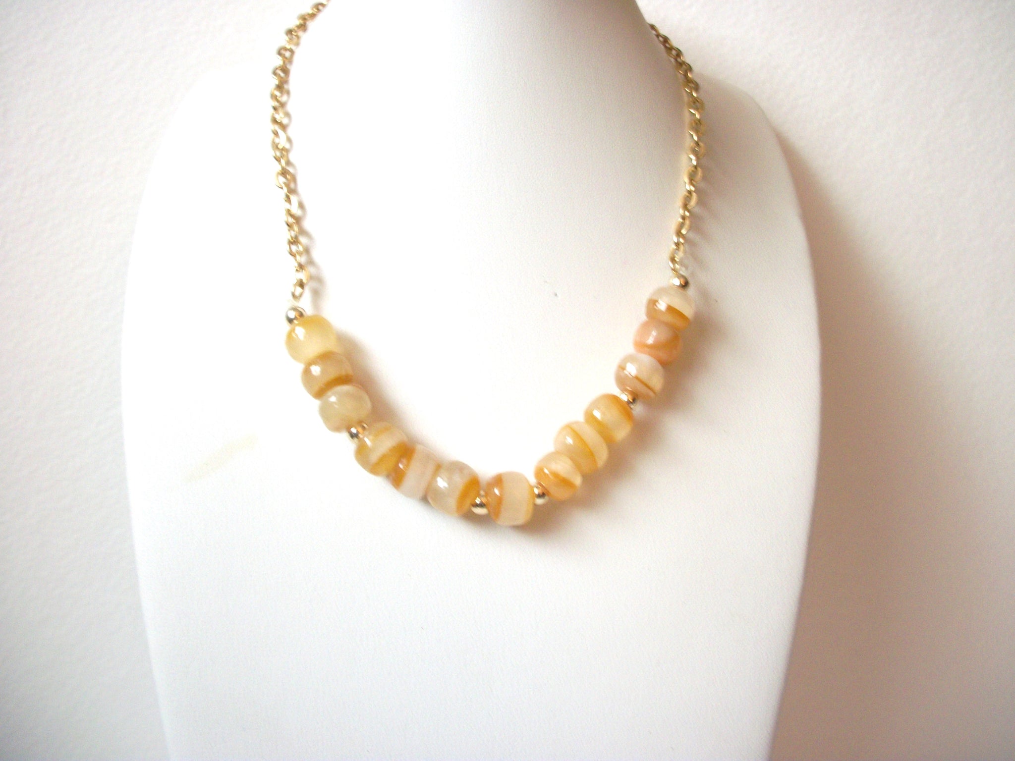 Retro Glass Beaded Necklace 102520