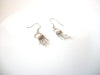 Retro 1970s Silver Toned Dangle Earrings 102520