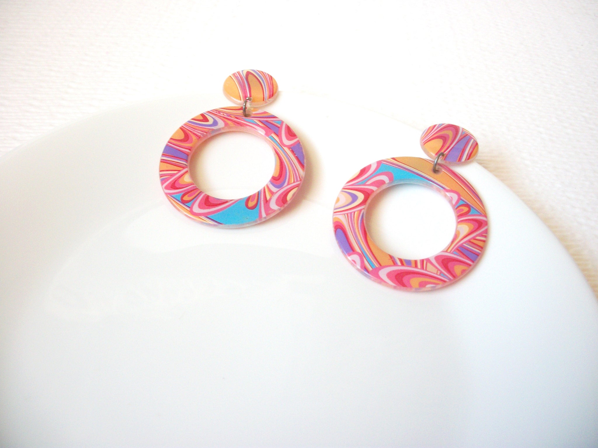 Retro 1970s Disco Earrings 102520