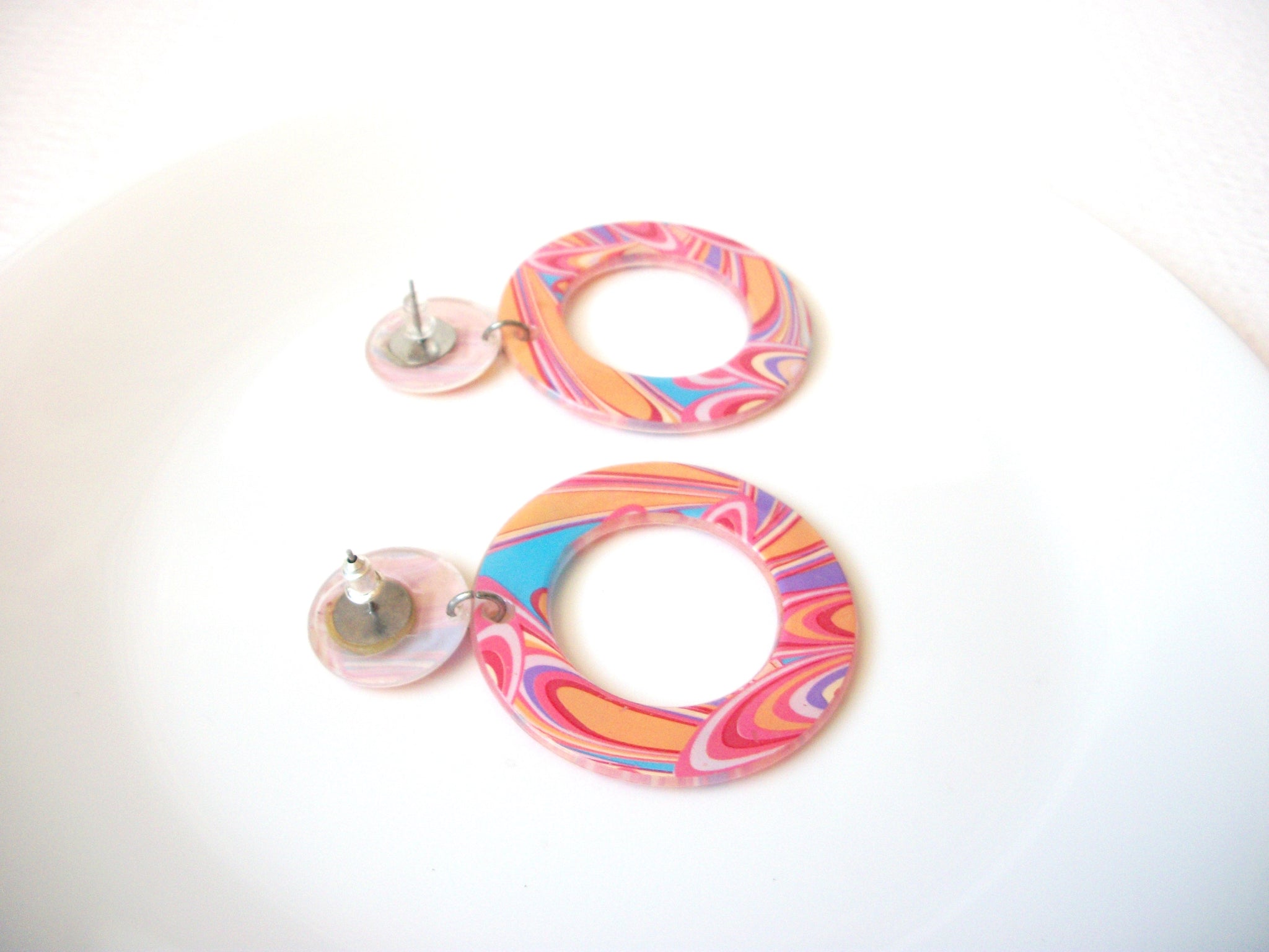 Retro 1970s Disco Earrings 102520