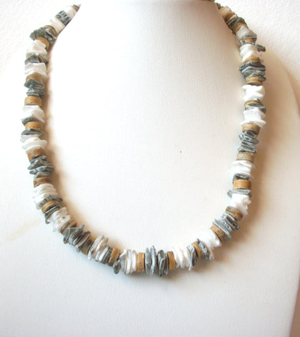 Vintage Organic Natural Puka Necklace 102520