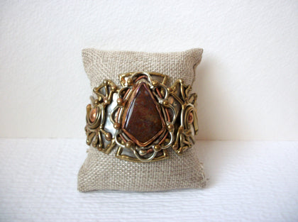 Vintage Mad Woman JASPER Stone Cuff Bracelet 102720