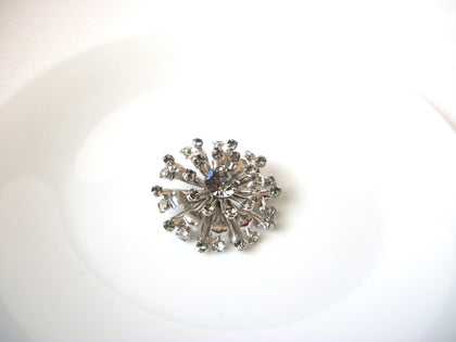 Vintage Star Burst Rhinestone Brooch Pin 102620
