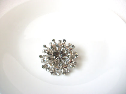 Vintage Star Burst Rhinestone Brooch Pin 102620
