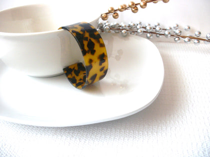 Kylie Dark Dark Brown Wide Cuff Bracelet, Simple Minimalist Tortoise, Tortoiseshell Cuff, Tortoise Shell Cuff Bangle, Acetate Cuff S18
