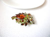 Vintage Large Rhinestone Brooch Pin Enhancer 102620