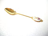 Vintage Hand Painted Glass Spoon 102720