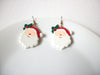 Vintage Santa Earrings 102720