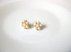 Vintage Glass Pearl Earrings 102720