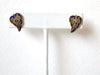 Vintage Cloisonne Leaf Earrings 102720