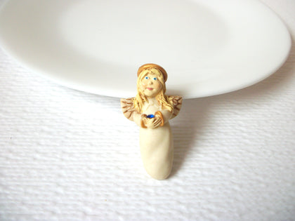 Vintage Marked Angel Brooch Pin 102720