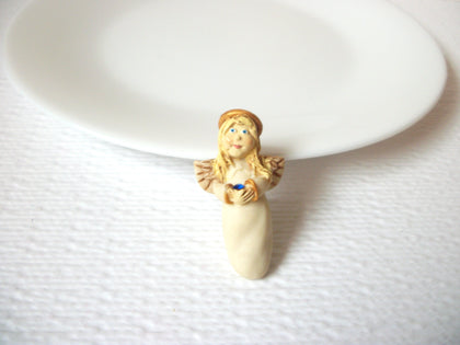 Vintage Marked Angel Brooch Pin 102720