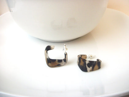 Klara Leopard Tortoise Earrings, Tortoise Shell Earrings, Tortoise Statement Earrings, Acetate Earrings, Lightweight Resin Earrings S32