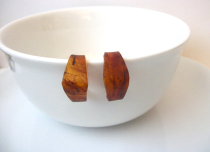 Klara Amber Tortoise Earrings, Tortoise Shell Earrings, Tortoise Statement Earrings, Acetate Earrings, Lightweight Resin Earrings S32