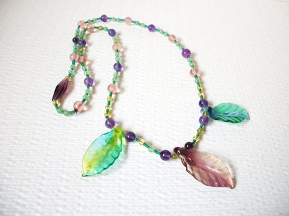Hand Made Czech Glass Necklace 102820