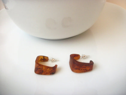 Klara Amber Tortoise Earrings, Tortoise Shell Earrings, Tortoise Statement Earrings, Acetate Earrings, Lightweight Resin Earrings S32